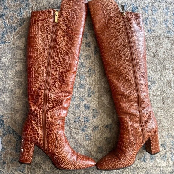 Aquatalia Florina Over The Knee Boot In Brown - Picture 2 of 9